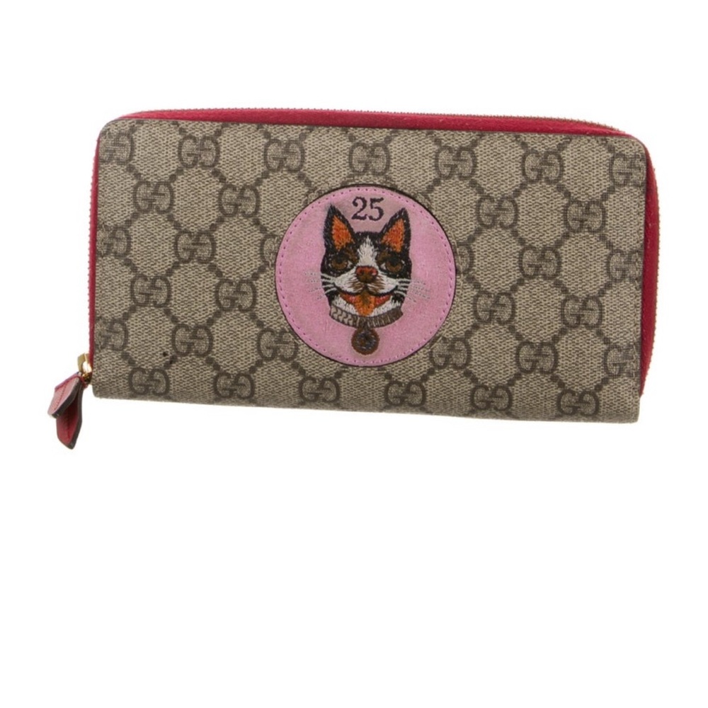Rare Gucci Bosco zip around wallet